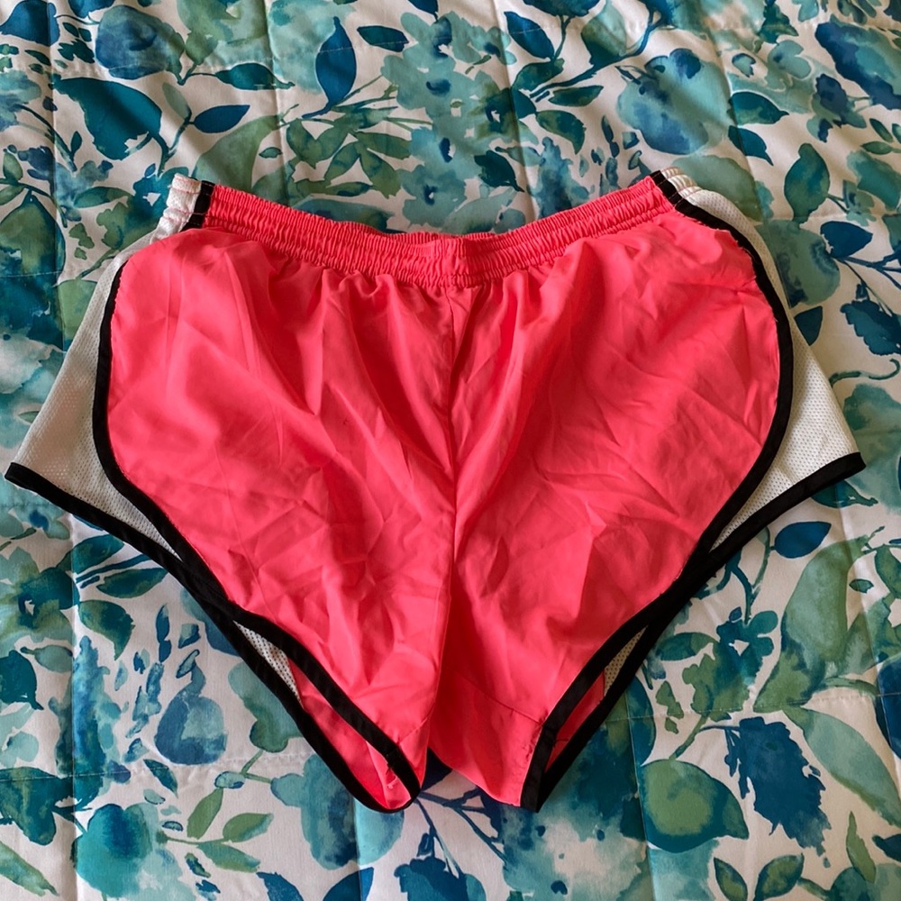 Pink athletic shorts